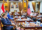 Kapolri Terima Audiensi Direktur FBI, Perkuat Kerja Sama Penanggulangan Kejahatan Transnasional