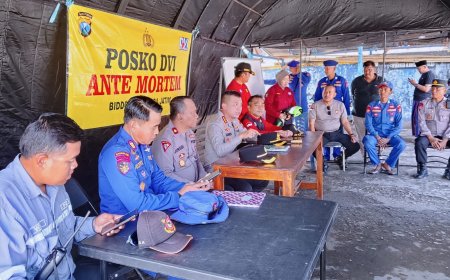 Polri Kerahkan Tim DVI untuk Mendukung Penanganan Hilangnya Kapal Virgo