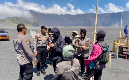 Bromo Kembali Dibuka untuk Wisatawan, Polres Probolinggo Beri Atensi Khusus Pencegahan Karhutla